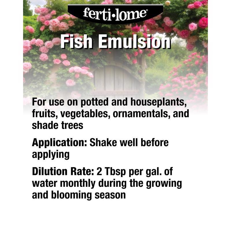 Ferti-lome Fish Emulsion Liquid Plant Food 16 oz