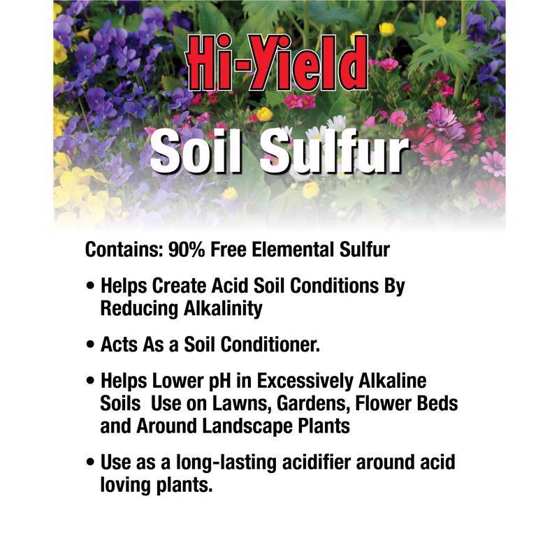 Hi-Yield Soil Sulphur 200 sq ft 3.25 lb