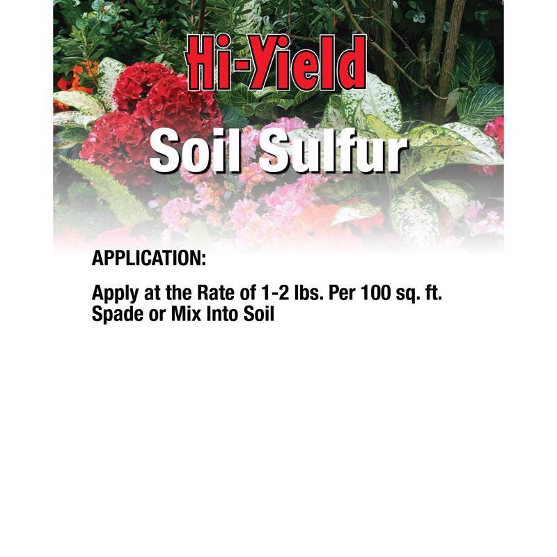 Hi-Yield Soil Sulphur 200 sq ft 3.25 lb