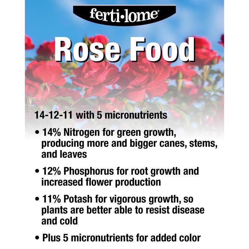Ferti-lome ROSE FOOD 14-12-11 Granules Plant Food 3.25 lb