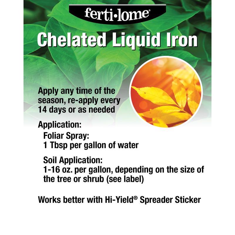 Ferti-lome CHELATED LIQUID IRON AND OTHER MICRO NUTRI Liquid All Purpose Plant Food 1 gal