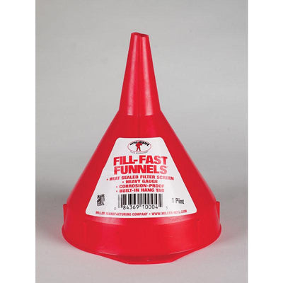 Little Giant Orange 6 in. H Plastic 16 oz Funnel