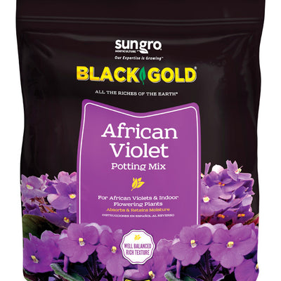Black Gold Organic African Violet Potting Mix 8 qt