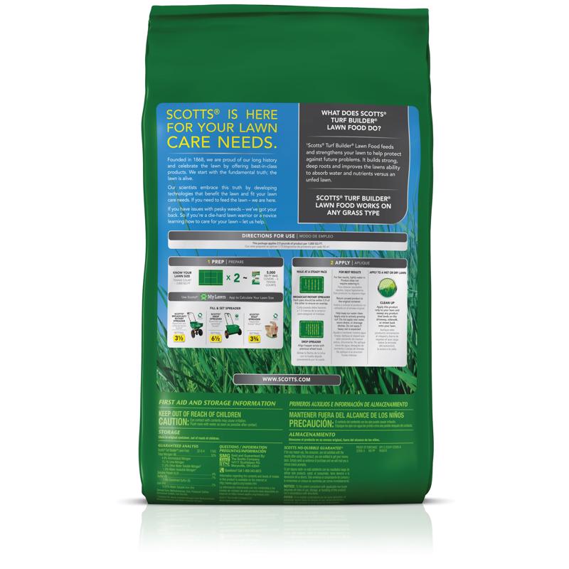 Scotts Turf Builder All-Purpose Lawn Food For All Grasses 5000 sq ft