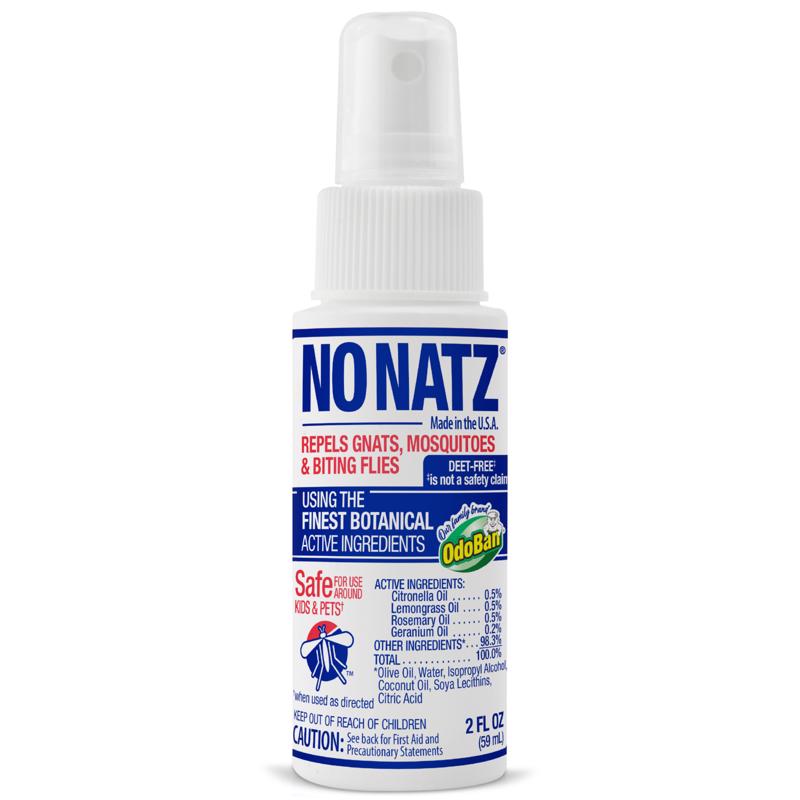 No Natz Organic Insect Repellent Liquid For Variety of Insects 2 oz