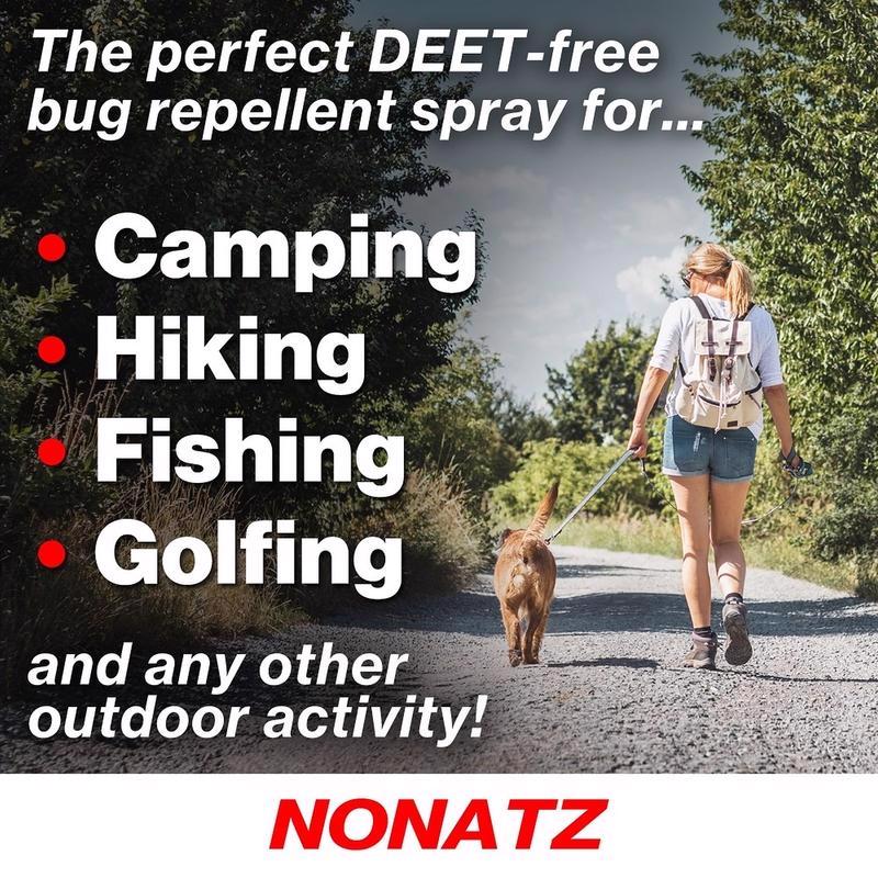 No Natz Organic Insect Repellent Liquid For Mosquitoes/Other Flying Insects 2 oz