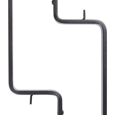 Panacea Black Aluminum 3-3/16 in. H Adjustable Plant Bracket