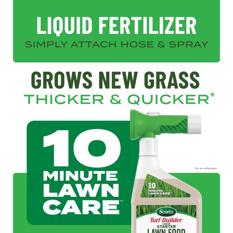 Scotts Turf Builder Lawn Starter Lawn Food For All Grasses 1800 sq ft