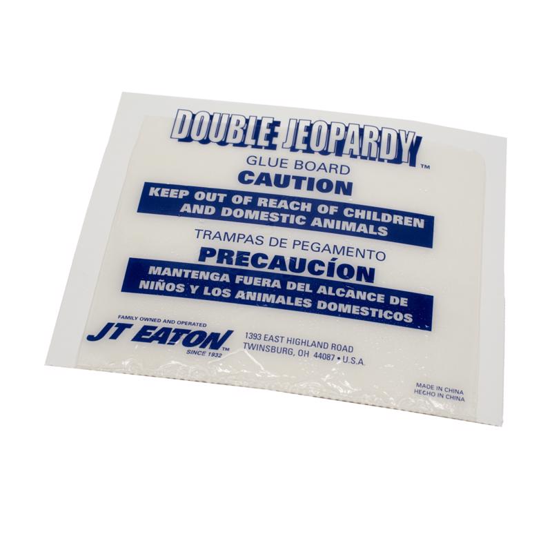 JT Eaton Double Jeopardy Small Glue Board Trap For Insects and Mice 2 pk