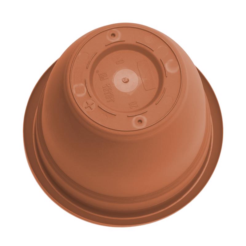 Bloem Ariana 7 in. H X 8.75 in. W Resin Traditional Planter Terracotta