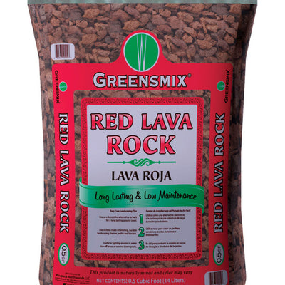 Greensmix Red Decorative Stone 0.5 cu ft 25 lb