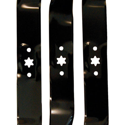 MTD Genuine Parts Side-Discharge 46 in. 3-in-1 Mower Blade Set For Riding Mowers 3 pk