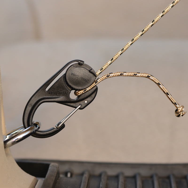 Nite Ize CamJam 5/32 in. D X 2 in. L Black Twisted Plastic Tie-Down Rope