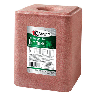 Champion's Choice Selenium "90" Salt Block For Cattle 50 lb