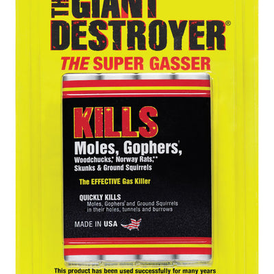 Atlas The Giant Destroyer Gasser Fog For Gophers and Moles 4 pk