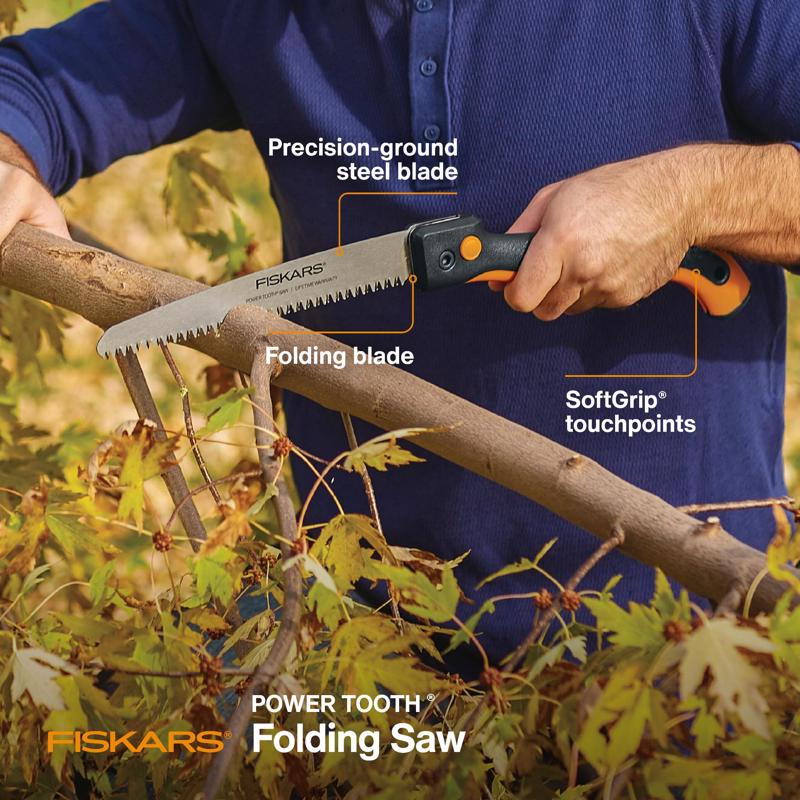 Fiskars 10 in. Stainless Steel Pruning Saw