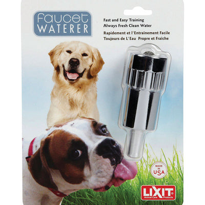 Lixit Metal Faucet Waterer For Dogs