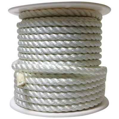 Wellington 5/8 in. D X 140 ft. L White Twisted Nylon Rope