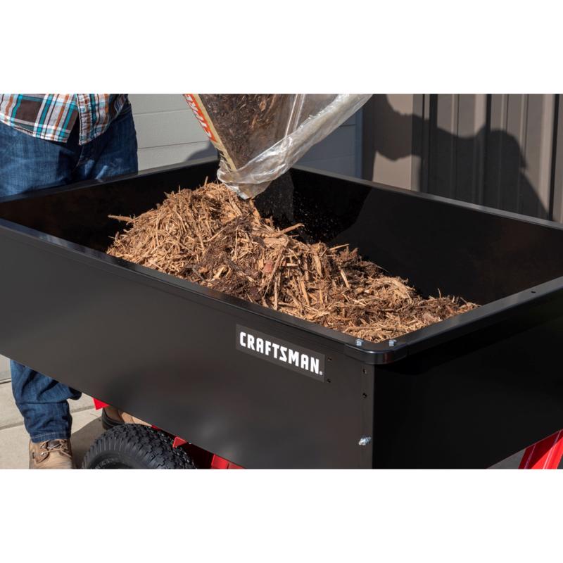 Craftsman Steel Tow Behind Utility Cart 12 cu ft