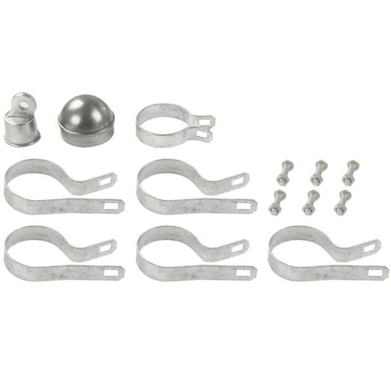 Yardlink 6 ft. H Aluminum Chain Link Fence End/Gate Post Kit