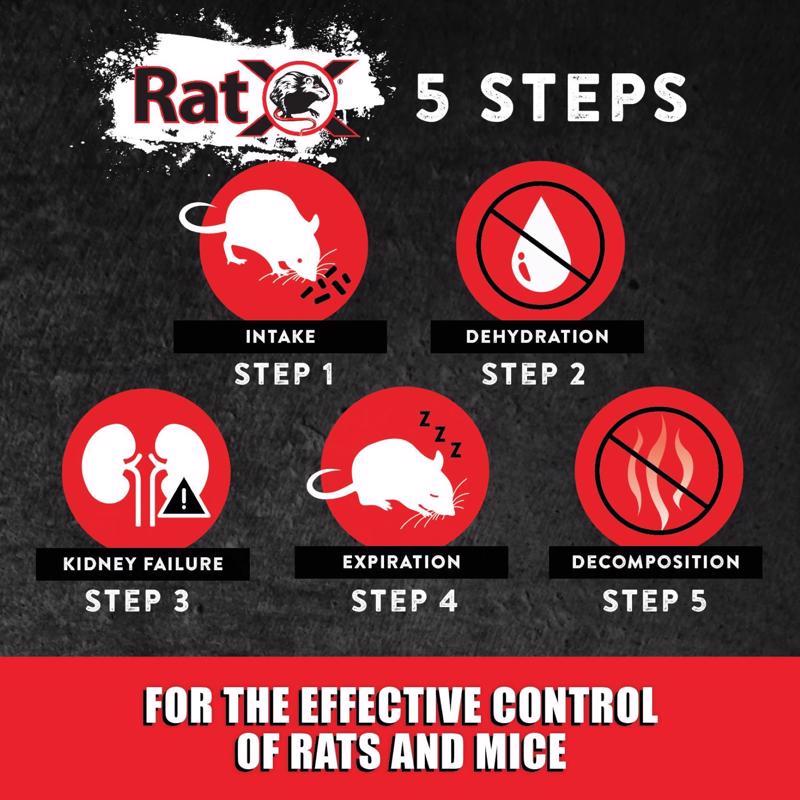 RatX Non-Toxic Bait Pellets For Mice and Rats 3 lb