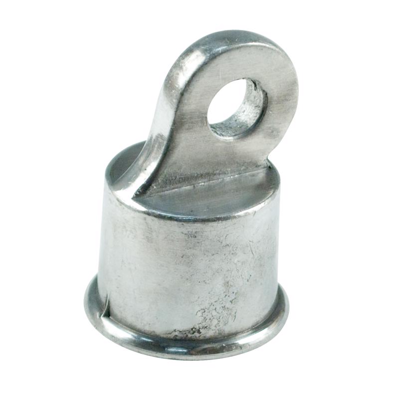 Yardlink 2.8 in. H Silver Aluminum Rail End