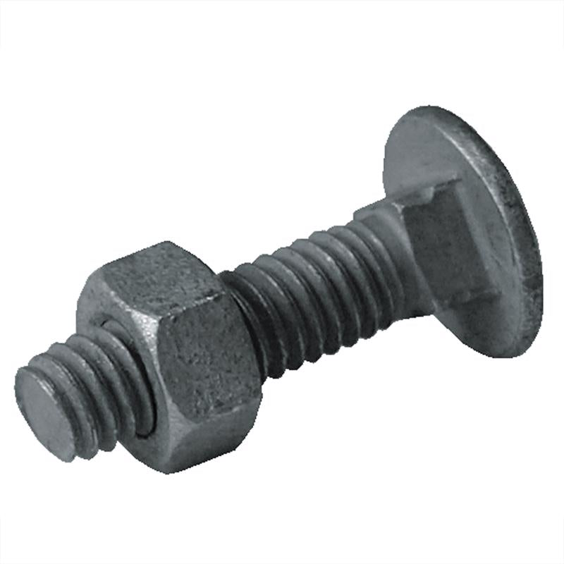 Yardlink .709 in. H Silver Steel Carriage Bolts