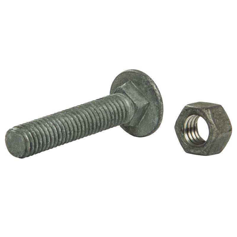 Yardlink .709 in. H Silver Steel Carriage Bolts