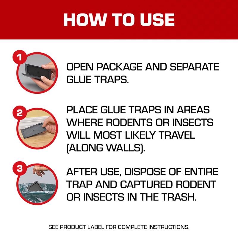 Tomcat Small Glue Trap For Mice 4 pk