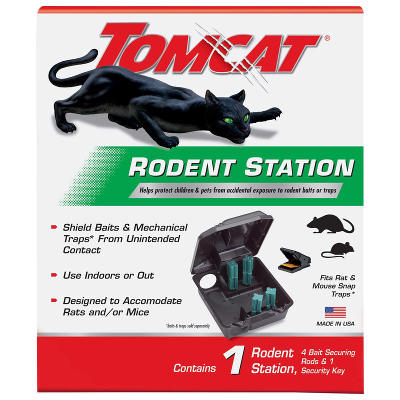 Tomcat Rodent Bait Station Blocks For Mice and Rats