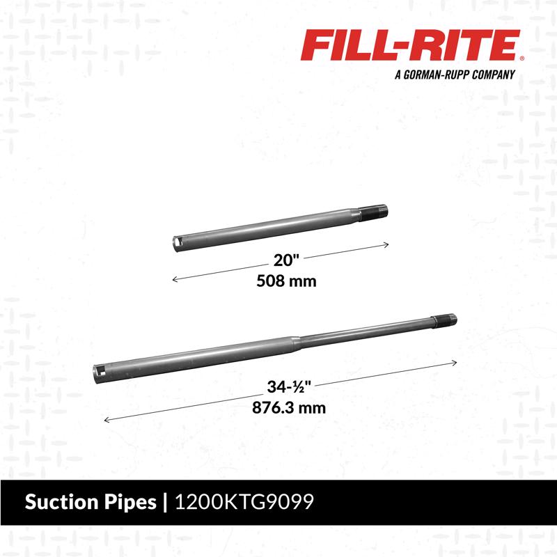 Fill-Rite Steel Telescoping Suction Pipe
