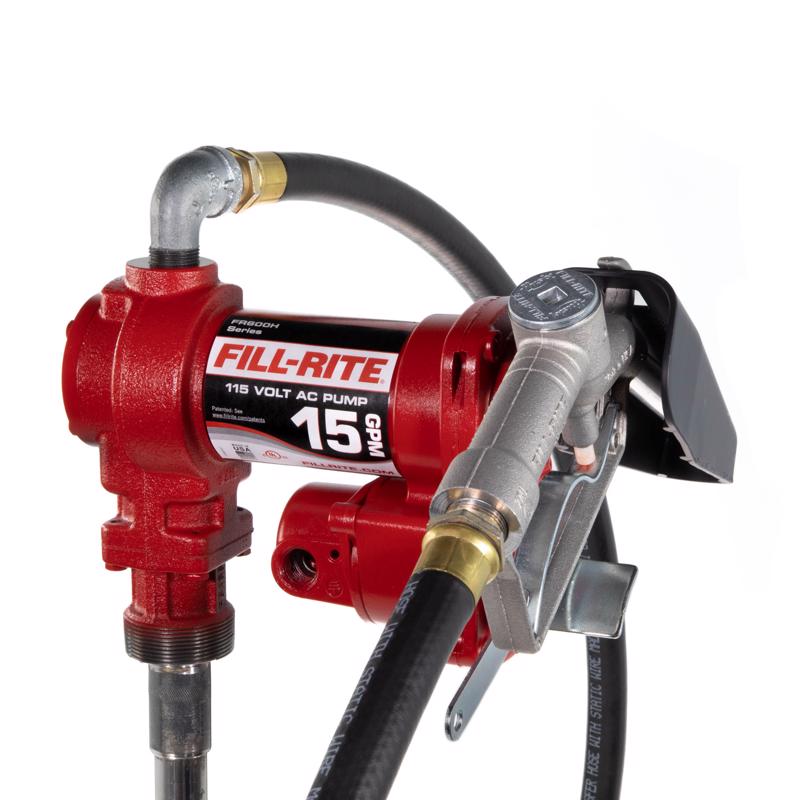 Fill-Rite Cast Iron Fuel Pump Hose and Nozzle 15 gpm