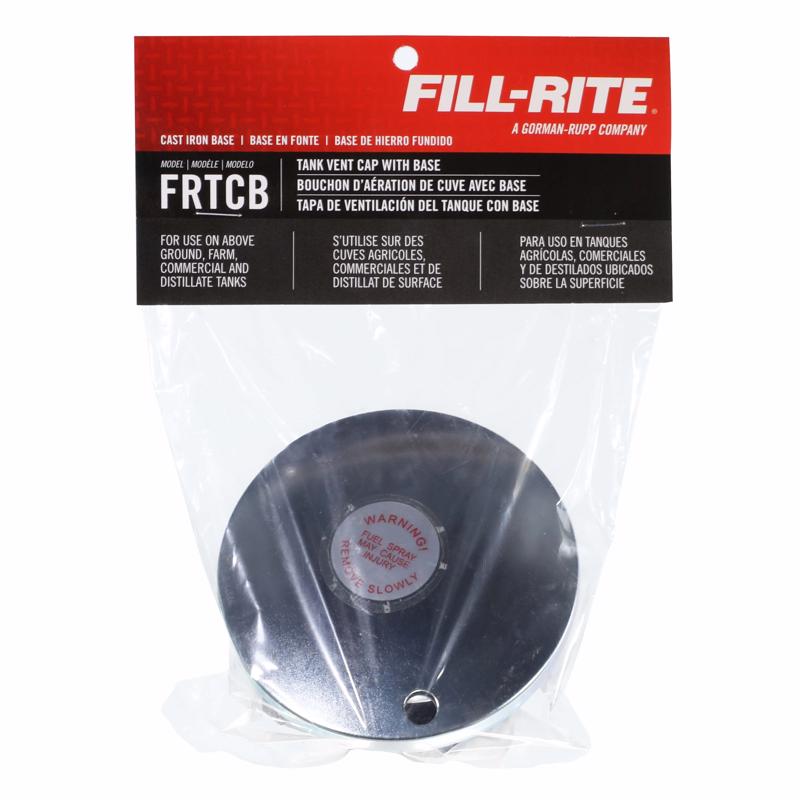 Fill-Rite Steel Vented Tank Cap With Base