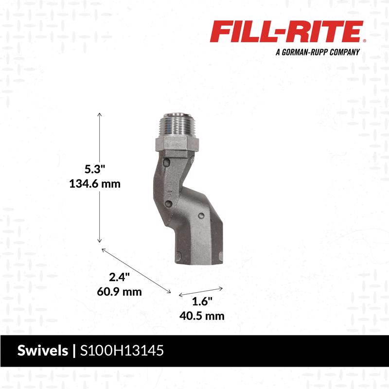 Fill-Rite Aluminum Multi-Plane Swivel 1