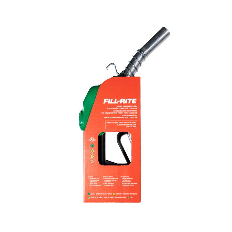 Fill-Rite Aluminum Fuel Nozzle With Hook