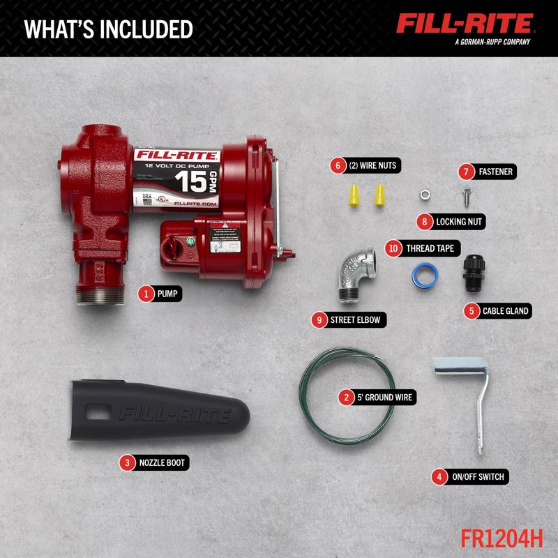 Fill-Rite Cast Iron Fuel Pump 15 gpm
