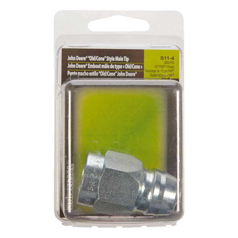 Apache Brass 1/2 in. D Hydraulic Adapter