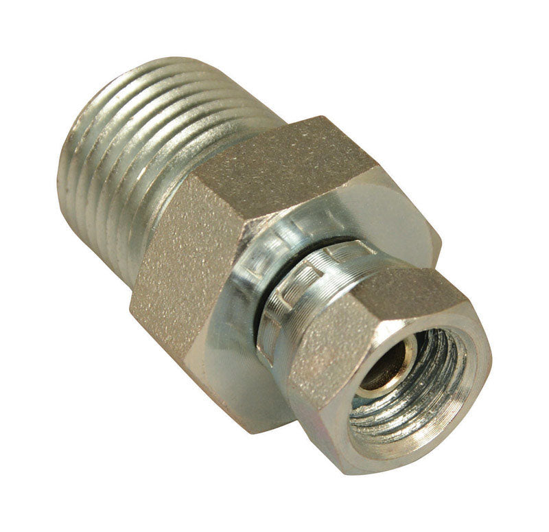 Apache Steel 1/2 in. D X 1/4 in. D Hydraulic Adapter