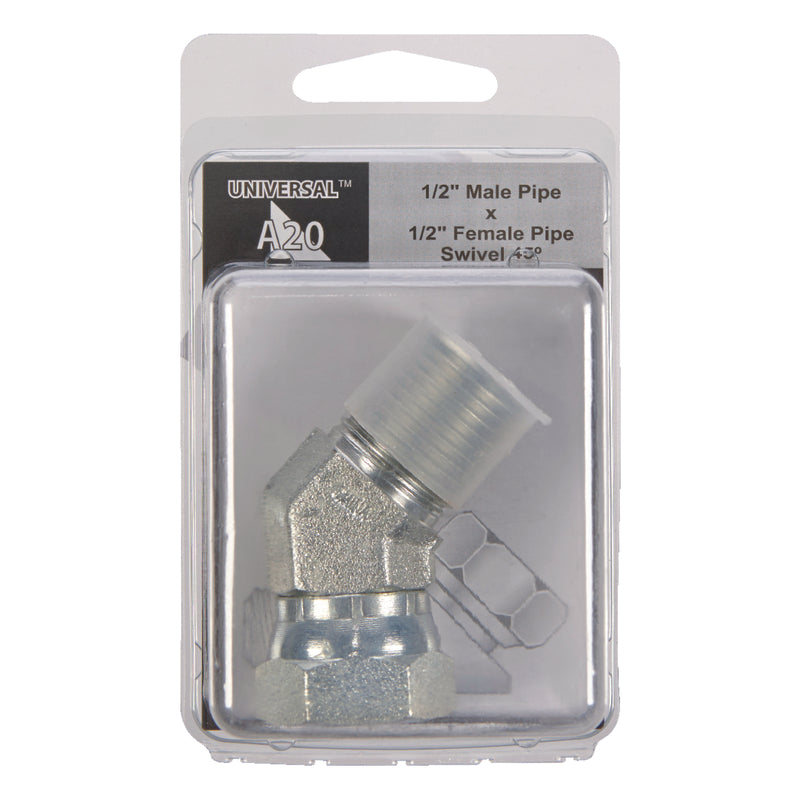 Apache Steel 1/2 in. D X 1/2 in. D Hydraulic Adapter