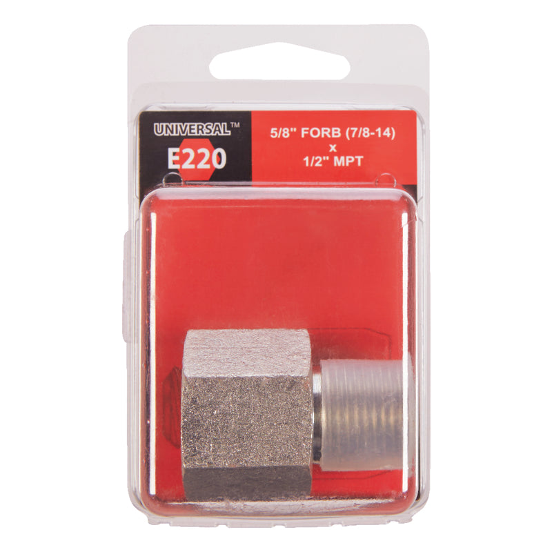 Apache Steel 5/8 in. D X 1/2 in. D Hydraulic Adapter