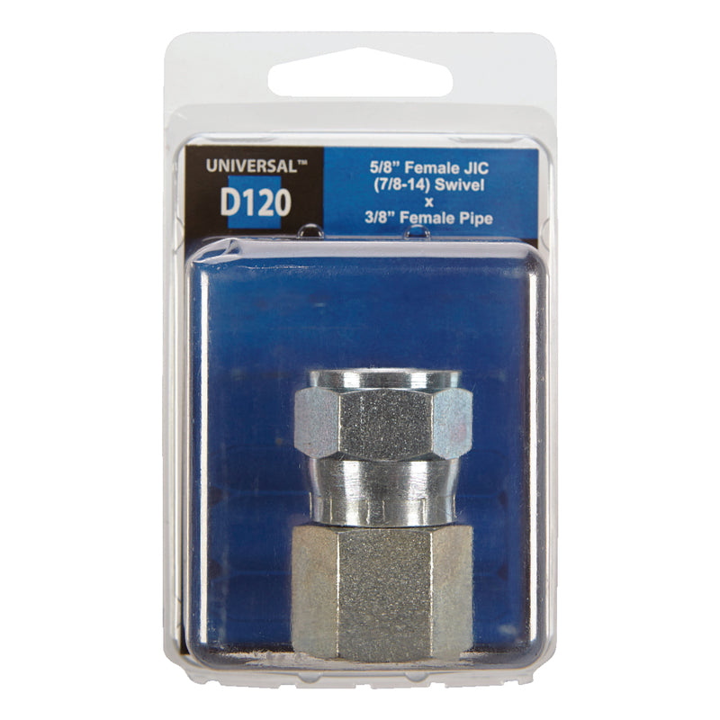 Apache Steel 5/8 in. D X 3/8 in. D Hydraulic Adapter