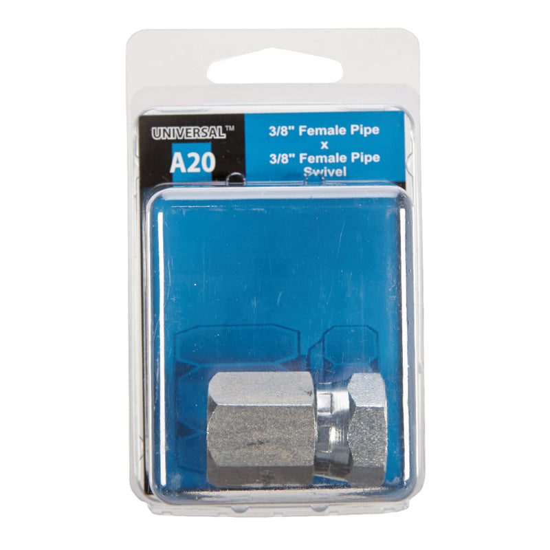Apache Steel 3/8 in. D X 3/8 in. D Hydraulic Adapter