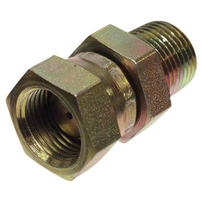 Apache Steel 1/2 in. D X 1/2 in. D Hydraulic Adapter