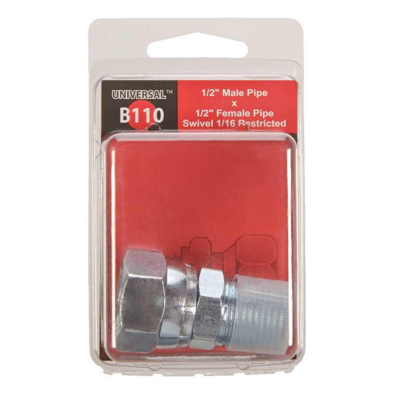 Apache Steel 1/2 in. D X 1/2 in. D Hydraulic Adapter