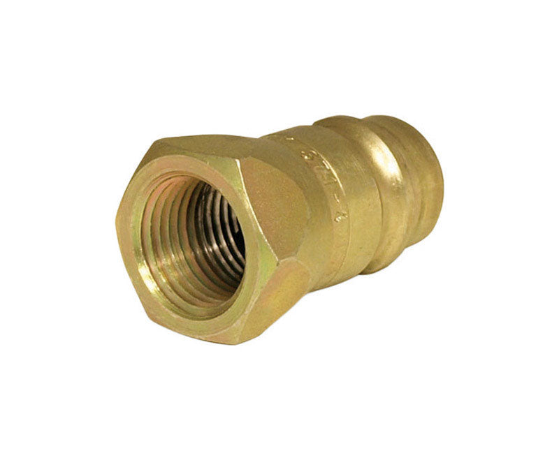 Universal Steel 1/2 in. D X 3/4 in. D Hydraulic Coupler