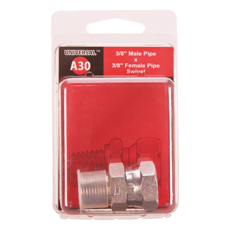 Apache Steel 3/8 in. D X 3/8 in. D Hydraulic Adapter