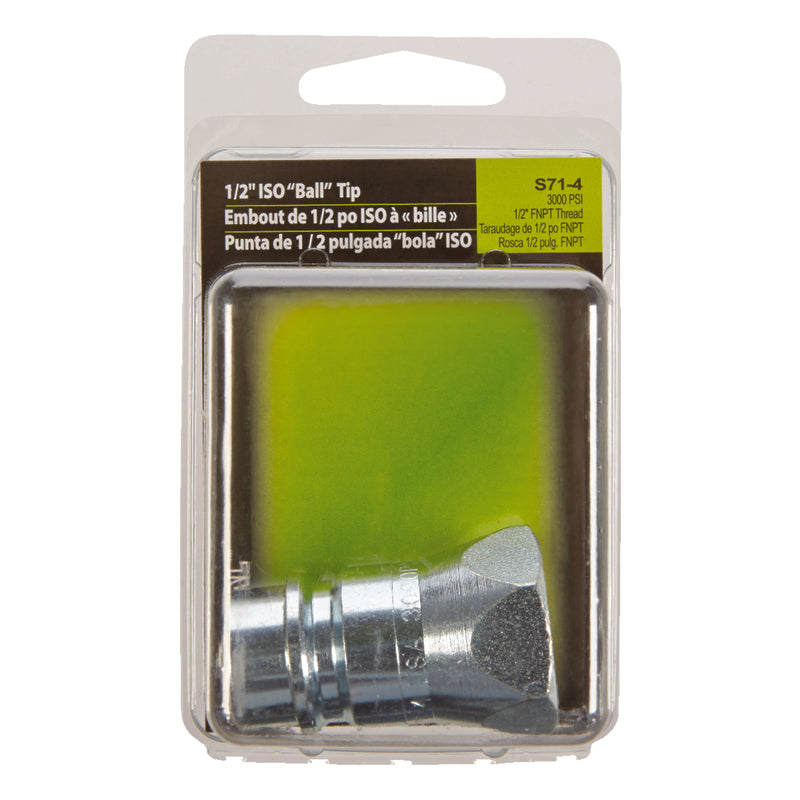 Universal Steel 1/2 in. D X 1/2 in. D Hydraulic Coupler