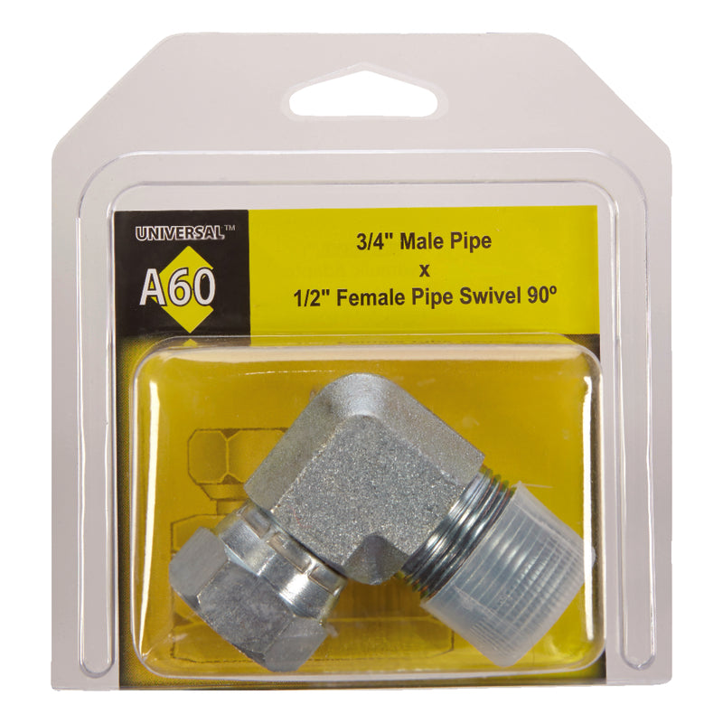 Apache Steel 3/4 in. D X 1/2 in. D Hydraulic Adapter