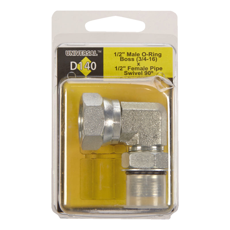 Apache Steel 1/2 in. D X 1/2 in. D Hydraulic Adapter