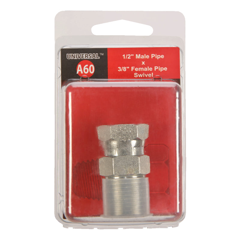 Apache Steel 1/2 in. D X 3/8 in. D Hydraulic Adapter